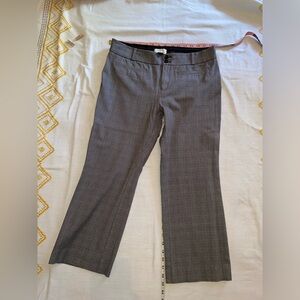 EUC plaid cropped pants Anthropologie Sz 12